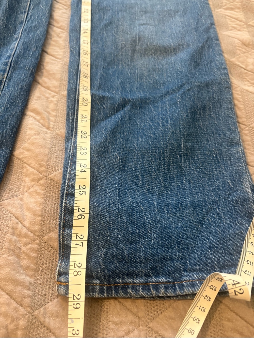 Madewell The Perfect Vintage Jeans Womens 24 Blue Wide Leg High Rise - Picture 7 of 10